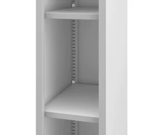 Jan Nowak Siauras metalinis dokumentų archyvavimo regalas, pilkas, 250x1950x600 mm: TIM (5907367513448)