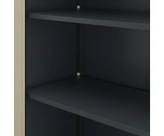 Jan Nowak Dokumentų spinta biurinė metalinė antracito / ąžuolo sonoma Eco* Design JAN H 900 x 1950 x 400 mm