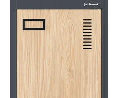 Jan Nowak Biuro spintelė su keturiomis sekcijomis, antracito spalvos / sonoma ąžuolo Eco Design* KACPER (800 x 1800 x 500 mm)