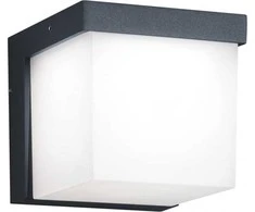 Lumen Jangdzės LED sieninis šviestuvas 330 liumenų 13 cm aliuminio antracitas