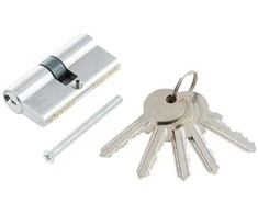 Haushalt Jania CYLINDER LOCK 60MM 30X30 CHROME 5 KEYS