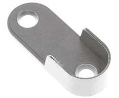 Haushalt Jania HOLDER TRAVERS OVAL 30X15MM.SCREW.CHROME