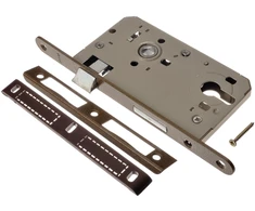 Jania Durų spynos mechanizmas 72/55mm cilindrui kairysis su rankena - Z213