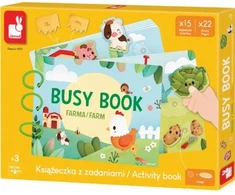 Janod Busy Book Farma Książeczka su zadaniami J03339