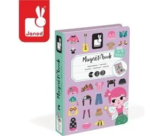 Dėlionė Janod Magnetibook Costumes Girl