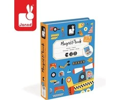 Dėlionė Janod - Magneti'Book - Lenktynininkai - 50 magnetų (LKJ2715)