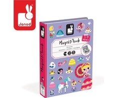 Dėlionė Janod Magnetibook Princesės