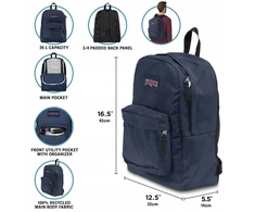 JanSport Superbreak kuprinė EK0A5BAG6K01 žalia, vienas dydis