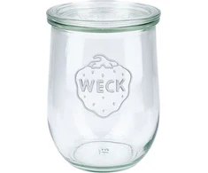 Jata WECK apvalus stiklainis Tulip 1,0 l, 4 vnt. rinkinys