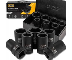 JCB Rinkinys nasadek udarowych głębokich 1'' 7el. (6-kątnych) (24-46mm)