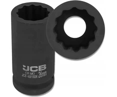 JCB 3/4 colio 26 mm gili smūginė galvutė (12 briaunų)