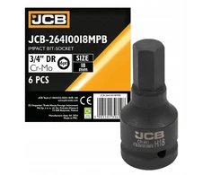 JCB Impact antgalio lizdas 3/4" 18mm (6 taškai)