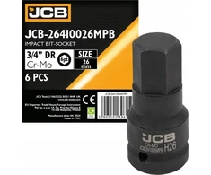 JCB Impact antgalio lizdas 3/4" 26 mm (6 taškai)