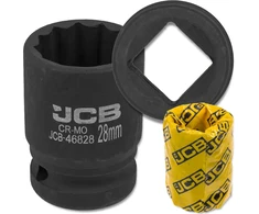 JCB JCB Smūginė galvutė 3/4'' 28 mm 12-kampė Cr-Mo veržliarakčio galvutė