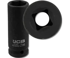 JCB JCB GILBUS smūginis antgalis 1/2'' Cr-Mo šešiabriaunis 21mm ANTGAALIS VERŽLIARAKTIS