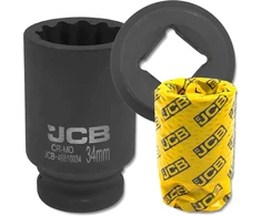 JCB JCB NASADKA smūginis GŁĘBOKA 3/4'' Cr-Mo 12-kątna 34mm KLUCZ NASADOWY