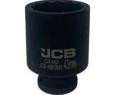 JCB 3/4 colio 43 mm gili smūginė galvutė (12 briaunų)