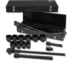 Smūginių sukimo galvučių komplektas JCB 8141-5MPB; 1''; 36-80 mm; 15 vnt.