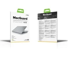 „Jcpal Folia MacGuard“, skirta „MacBook Air 2018“ – sidabrinė (2 w 1)