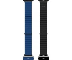 Jcpal Dirželis FlexDuo do Apple Watch 38/40/41 mm juoda/tamsiai mėlyna
