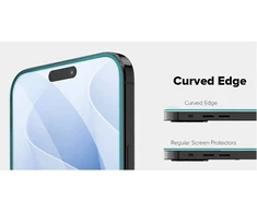 JCPal „Preserver“ grūdinto stiklo ekrano apsauga nuo privatumo – grūdintas stiklas, skirtas „iPhone 17“