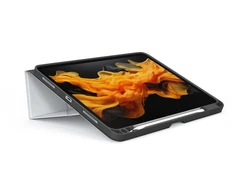 JCPal SlimFlex Folio su pieštuko laikikliu – dėklas, skirtas iPad 10.9" | 10-osios kartos (2022) / 11" | 11-osios kartos (2025) pilkas/juodas