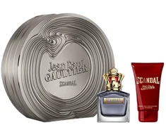 Jean Paul Gaultier Scandal Pour Homme rinkinys tualetinio vandens purškiklis 100ml + dušo želė 75ml