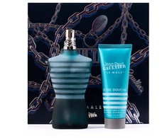 Set Jean Paul Gaultier: Le Male Eau De Toilette For Men, 75 ml + Le Male Cleansing Dušo želė For All Skin Types, 75 ml