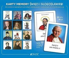Dėlionė Jedność Šventųjų ir palaimintųjų atminties kortelės