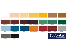 Jedynka alkidiniai emalio dažai medienai ir metalui, matinės juodos spalvos, 0,36 l