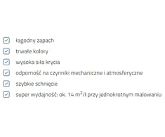 Jedynka Vienetinis baltas alkidinis emalis 0,9 l