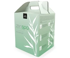 Starter Kit Set Jessica: ZenSpa Revive Vulkaninio pemzos pėdų šveitiklis, 435 g + ZenSpa Restore Alavijų odelių šalinimo gelis, 251 ml + ZenSpa Intense Vitamin E drėkinamasis pėdų kremas, 425 g + ZenSpa Awaken raminanti pėdų vonios druska, 453 g + ZenSpa R