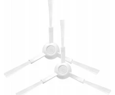 Jettools 2 šepetėlių šoninis valymo šepetys, skirtas Xiaomi Mijia Stytj02ym Viomi V2 / baltas