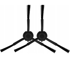 JETtools 2x Šepetys Šoninis Valymo Šepetėlis Xiaomi Mi Robot Mop 1c Stytj01zhm / Juoda