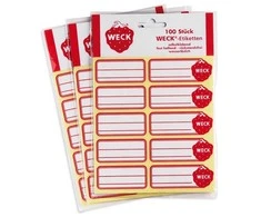 Jetworld Weck labels, 100 pcs