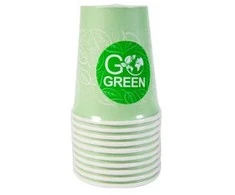 Gogreen Roger Go Žalias Paper Cups 250ml 10pcs