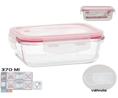 Stačiakampė pietų dėžutė 370 ml, 5,5 x 15,5 x 11 cm, KITCHEN&amp;GO
