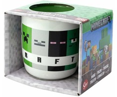 Oem „JetWorld“ puodelis „Minecraft“ personažų veidai 380 ml