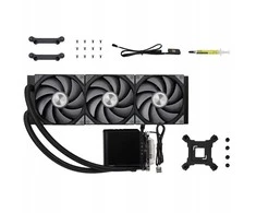 TRYX PANORAMA 360 All-in-One Liquid Cooler, 3D-AMOLED-Ekranas – 360mm, juodos spalvos