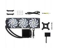 TRYX PANORAMA 360 ARGB All-in-One Liquid Cooler, 3D-AMOLED-Ekranas – 360mm, juodos spalvos