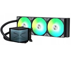 TRYX PANORAMA 360 ARGB All-in-One Liquid Cooler, 3D-AMOLED-Ekranas – 360mm, juodos spalvos