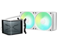 TRYX PANORAMA SE ARGB 240 All-in-One Liquid Cooler, 3D-AMOLED Ekranas – 240mm, baltos spalvos