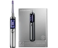 Dantų šepetėlis Šepetėlis Jimok Soniczna Jimok J6 Star Sidabrinis - Pilkas + 2 antgaliai