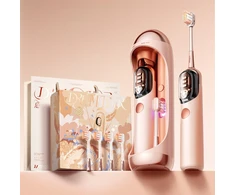 Dantų šepetėlis Šepetėlis Jimok Soniczna do Zębów Jimok J7 Pro Dream Mirror IPX7 + 4 Antgaliai