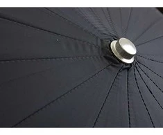 Jinbei Jinbei Deep Focus 130 cm parabolinis skėtis, baltas