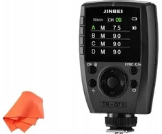Jinbei Jinbei TR-Q7II radijo imtuvo baterijos paleidiklis su universalia koja