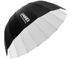 Jinbei parabolinis skėtis Jinbei „Deep Focus“ 105 cm, baltas