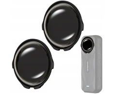 JJC 2x Pilkas neutralus tankus ND16 filtras skirtas Insta360 X5, grūdintas stiklas su daugiasluoksnė danga / Tlp-x5nd16 (SB11725)