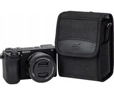 Kameros dėklas - JJC OC FX1 Compact Camera Pouch, poliesteris, reguliuojama juosta, juoda