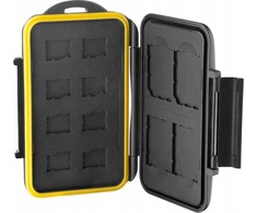Atminties kortelių dėklas - JJC MC SDMSD12 4 SD &amp; 8 micro SD kortelės juodos